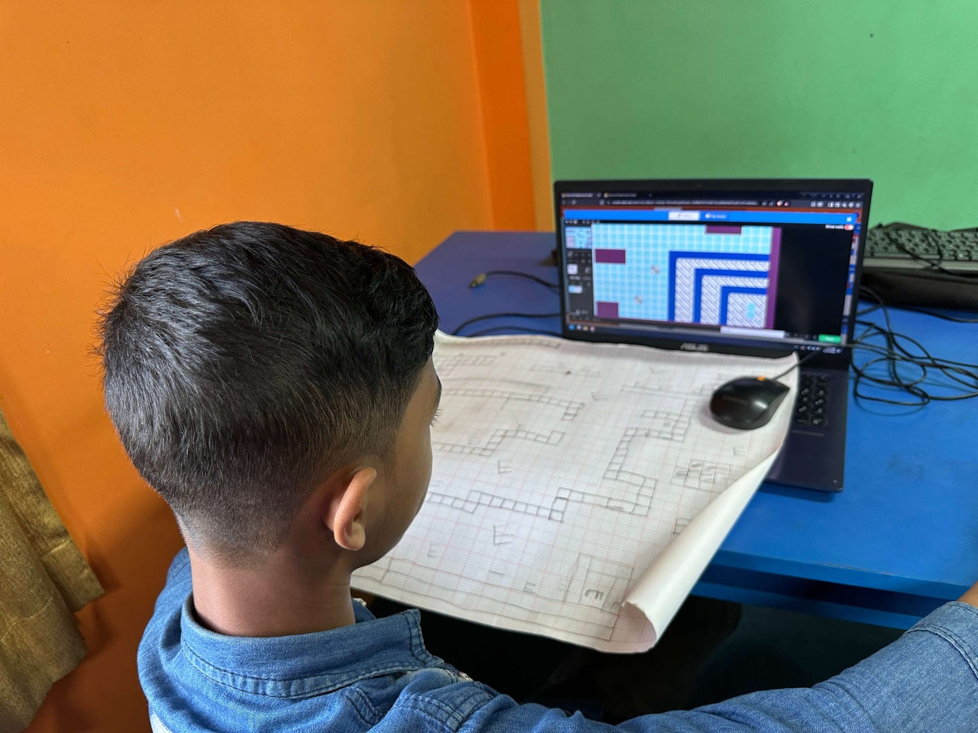 Building the level on screen