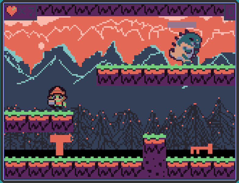 Player versus dinosaur game